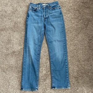 Levi's Blue Straight Leg Women's Jeans